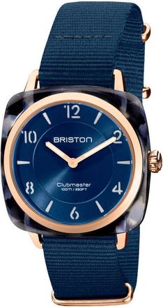 Briston Clubmaster Blue Dial Unisex Watch 21536.PRA.UB.33.NMB