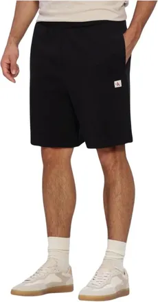 Calvin Klein Heren, Korte broeken, Zwart, Maat: XS Katoen