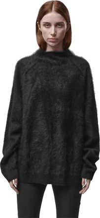 Thom Krom W K 156 Mock Neck - Dames - Coltruien - Zwart - S - Kasjmier - Truien & Vesten