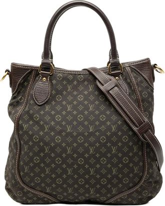 Louis Vuitton Borsa a tracolla Monogram Mini Lin Besace Angele - Marrone