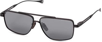 Dita Eyewear LANCIER Polarized Grey Navigator Unisex Sunglasses DLS126-A-02 58