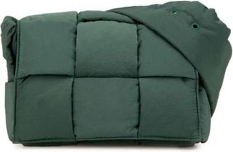 Bottega Veneta Pre-owned Cross Body Bags, female, Green, Size: ONE SIZE Pre-owned Fabric shoulder-bags