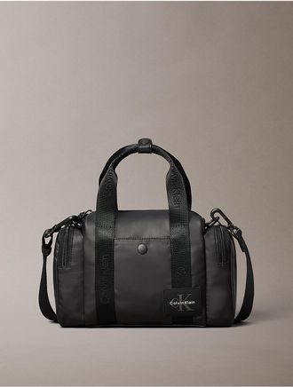 Calvin Klein Mens Utility Sport Crossbody Duffle Bag - Black