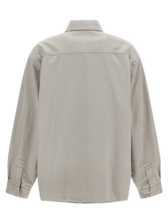 Balenciaga Mens Gray Cotton Blouse