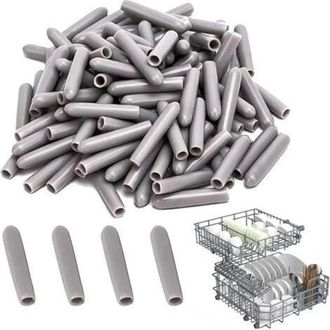 OEM Tapas Para Lavavajillas [200 Unidades], Cubiertas Para Cestas De Lavavajillas, Cubiertas Para Proteger Los Pasadores De La Cesta Del Lavavajillas, Ino