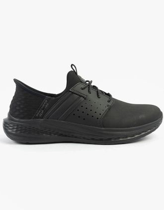 Skechers Mens Skechers 210828/BBK SLADE - ZACHARY Mens Trainers Black - Size: 10.5