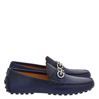 Ferragamo Grazioso Gancini Ornament Driver, Size 9 EE