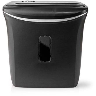 Nedis Shredder 6x a4 pages 12 l safety standard din 4 300 w black 45159393 45159393 45159393 45159393 45159393