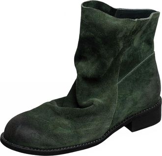 Antelope Womens Louie Suede Bootie In Green