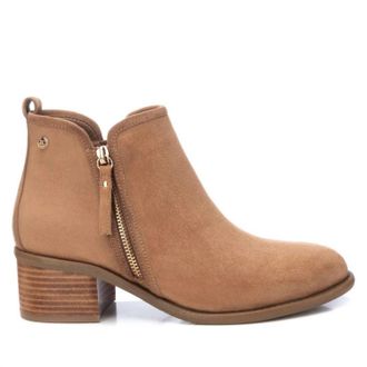 Xti Womens Cowboy Booties In Beige