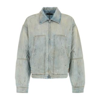 Amiri Hombre, Chaquetas, Azul, Talla: S