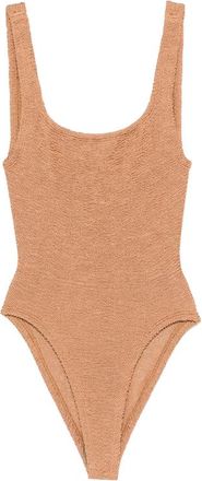 Hunza G Square-neck Crinkle Swimsuit