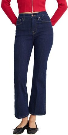 Good American Good Legs Crop Mini Bootcut Jeans in Indigo1153 at Nordstrom, Size 12