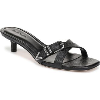 Favorite Daughter Shiloh Kitten Heel Sandal in Black at Nordstrom, Size 5.5