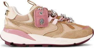 Kurt Geiger Womens Suede Runner Sneakers - Camel - Size UK 6