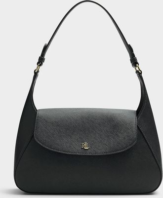 Lauren Ralph Lauren Womens Schylar textured leather shoulder bag