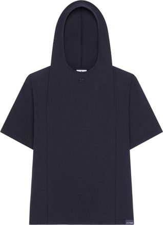 Courrèges Blue Embroidered Logo T-Shirt