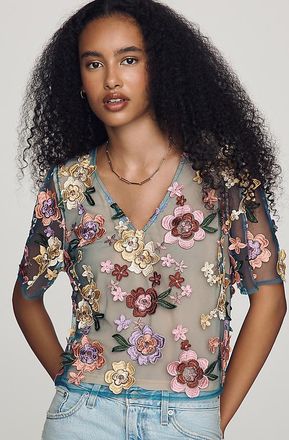 Dolan 3D Floral Top