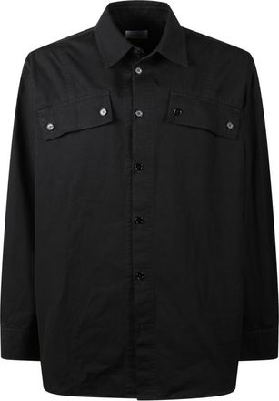 Off-white Black Pocket-detail Overshirt