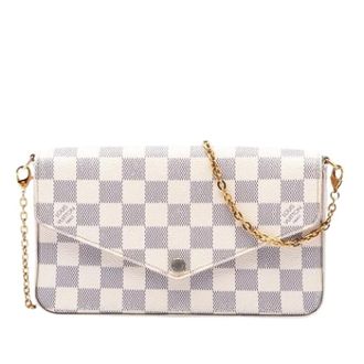 Louis Vuitton Pre-owned Pochette Felicie - Dames - Pre-owned - Wit - Maat: ONE Size Zijde