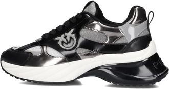 Pinko Pinko, Schoenen, Dames, Zwart, 38 EU, Wol, Zwarte Sneakers Ariel 15 Stijlvolle Vrouwen