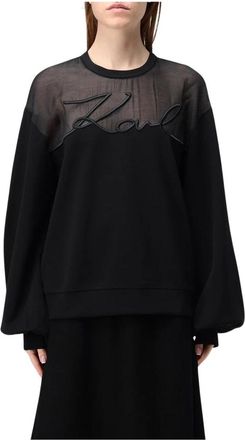 Karl Lagerfeld Donna, Felpe, Nero, L, new