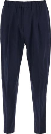 low brand Slim-fit Broek - Heren - Slim Fit Broeken - Blauw - XL - Leer - Broeken