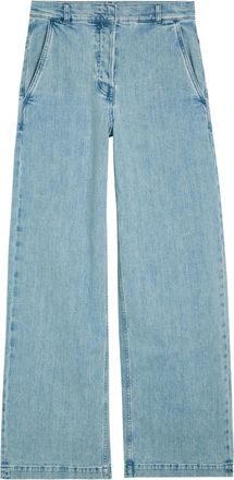 Another Tomorrow Wide-leg Jeans - Light Blue - 38 (UK6 / XS)