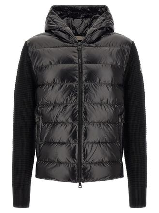 Moncler Black Quilted Hood Jacket