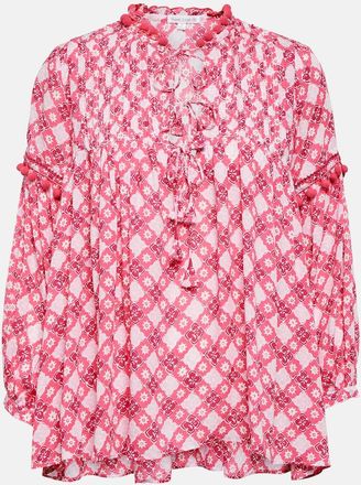 Poupette St Barth Clara printed blouse