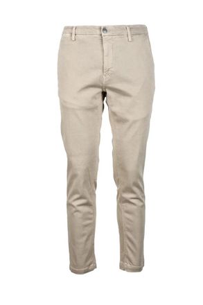 Replay Beige Cargo Trousers With Functional Pockets And Stretch Fabric