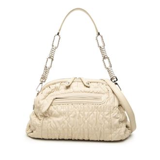 Dior Pre-owned Dior Lambskin Cannage Delices Satchel Ladies 22204JKF70CAEM4A