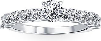 Pompeii3 1 Ct Diamond Engagement Ring in 14k White, Yellow, or Rose Gold