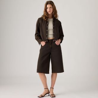 Levi's Super Baggy Jorts - Womens - 23 - Brown