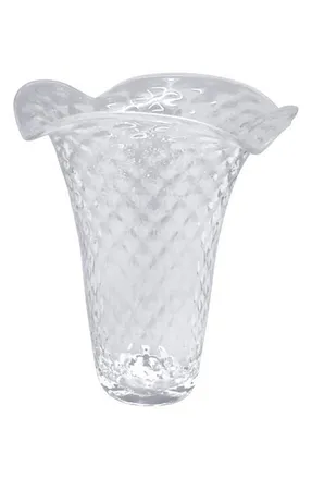 Mariposa Medium Flutter Vase in Clear at Nordstrom