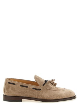 Brunello Cucinelli Brown Solid Nappi Loafers