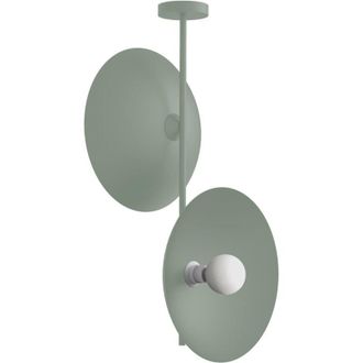 Lumicom Lumicom - Cassini Plaf&oacute;n Monocolor Mat 2 Luces