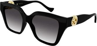 Gucci Authentieke Stijlvolle Brillen- Premium Kwaliteit! - unisex - Zonnebrillen - Zwart - 54 MM - Accessoires