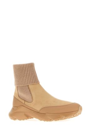 Tod's Womens Beige Suede Ankle Boots C205carnemedioc807nocciolach Stivali