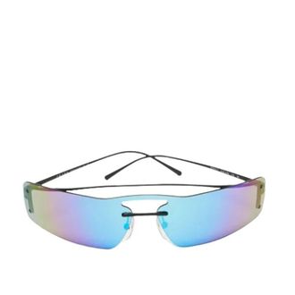 Prada Pre-owned Accessories, female, Blue, Size: ONE SIZE Pre-owned Glass Sunglasses