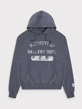 Gallery Dept. Mens. Property Of Hoodie Vintage Washed Navy - Size Small