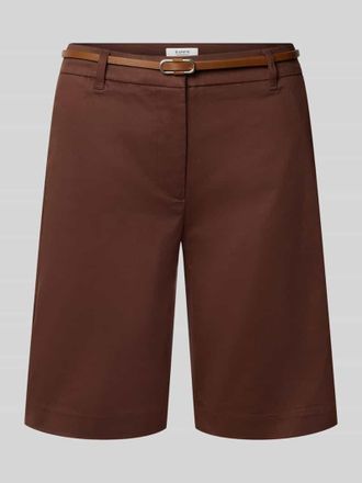 b.young Bermudas mit G&uuml;rtel Modell Days in Dunkelbraun, Gr&ouml;&szlig;e 34