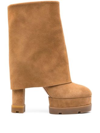 Casadei Stivali Nancy con punta smussata 160mm - Marrone