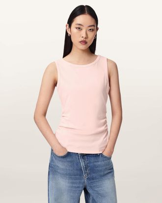 AllSaints Cotton Katarina Slim Fit Tank Top, Size: XS