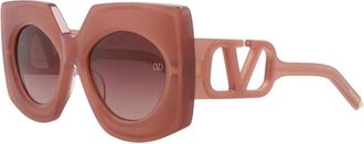 Valentino Womens Vls-127B 53Mm Sunglasses