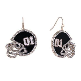 Hallmark Game Day Football Helmet Earrings in Brown at Nordstrom