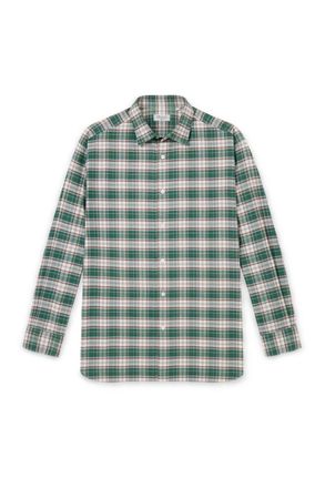 Charvet Checked Cotton-Flannel Shirt