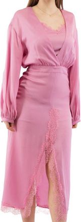 Moschino Womens Multicolor Marabou Casual Dress