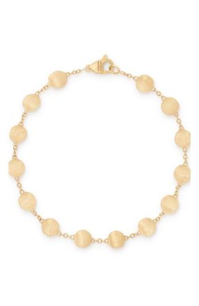 Marco Bicego Bead Station Bracelet in 18K Yellow Gold at Nordstrom, Size 7.25