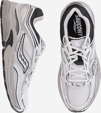Saucony Mens Trainers Pro Grid Omni 9 White Cadet Textile Sneaker